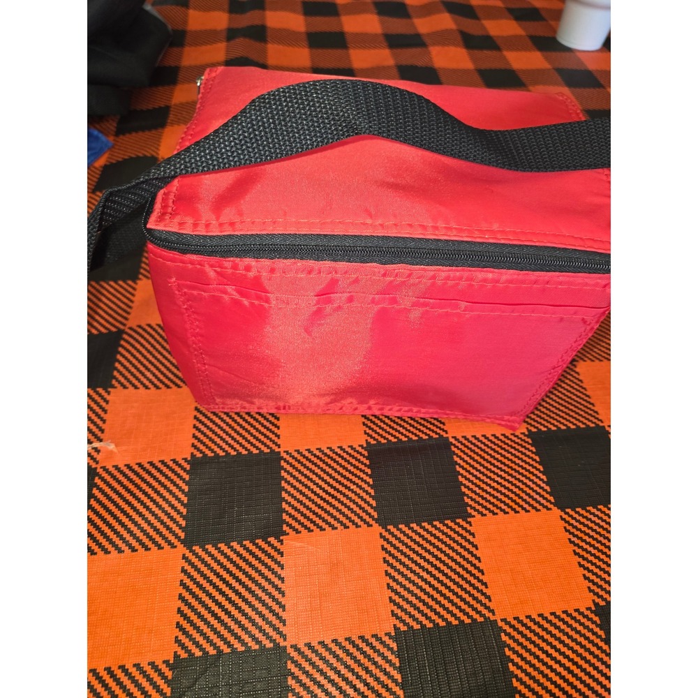 Insulated Lunch Bag Set Collapsible Thermal Cooler Tote Red Blue Black 3 Pack